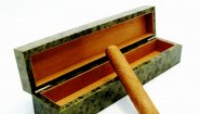 Футляр - Хьюмидор (Humidor) для сигар. Чистый Вердантит.