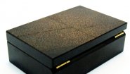 Динозавр - Подарочная Шкатулка из окаменевшей кости - камня Динобон